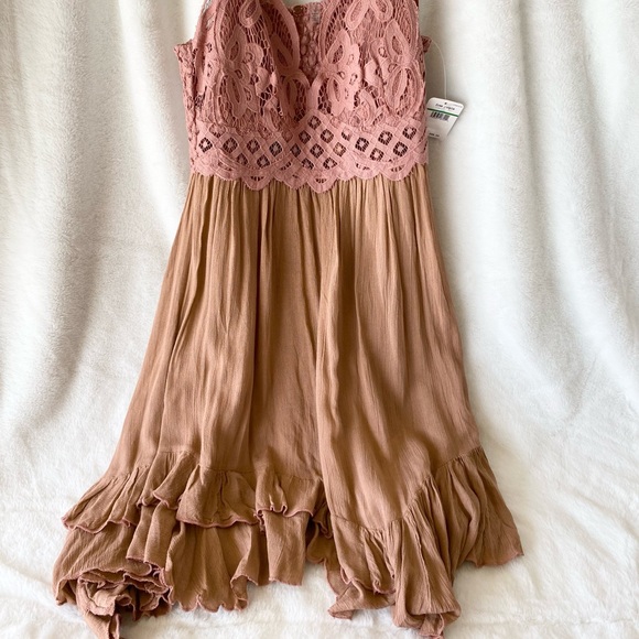 Free People Adela Slip Mini Dress NWT - Picture 2 of 6